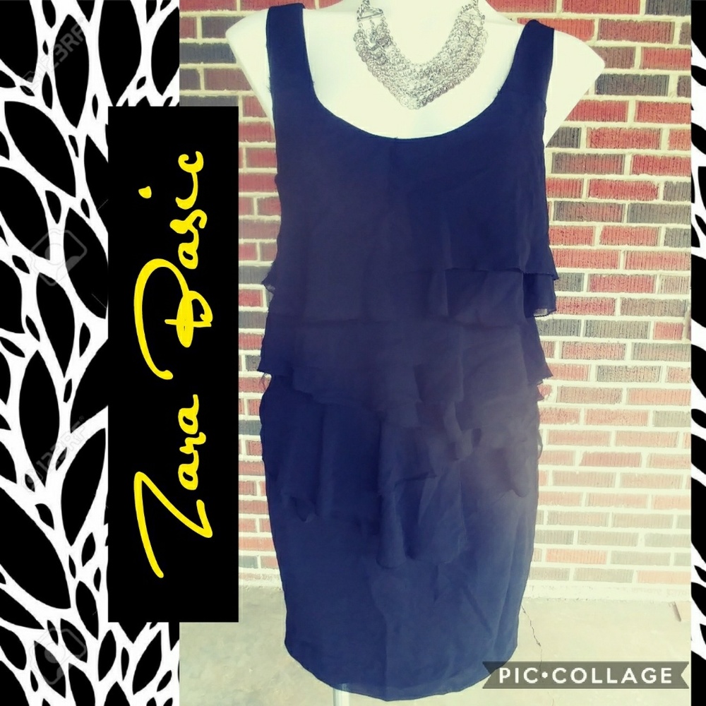 ••Zara Basics Mini Black Dress••